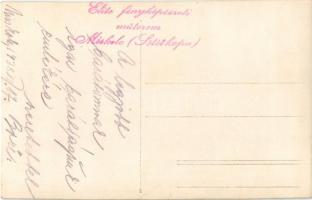 1928 Hoffmann Ica kalapszalon reklámja Miskolcról. Elite fényképészeti műterem / Hungarian hat salon...