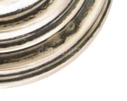 Ezüst (Ag) kupa, jelzett, "FTC női páros bajnokság 1940" felirattal, jelzett, 61g