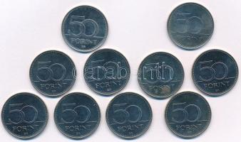 2017. 50Ft CuNi "Fina" (2x) + 2018. 50Ft CuNi "Birkózó Világbajnokság" (8x) forg...