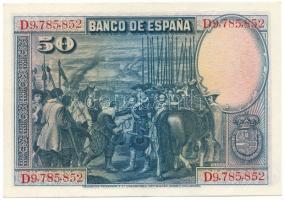 Spanyolország 1928. 50P T:VF szép papír
Spain 1928. 50 Pesetas C:VF fine paper
Krause P#75