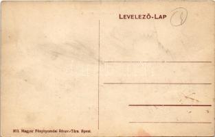 Budapest XII. Mayer Ferenc árvaház, udvari részlet gyerekekkel. Városmajor utca 31