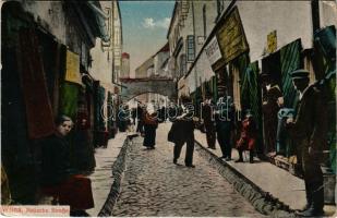 Vilnius, Wilna; Jüdische Strasse / Jewish street, Judaica / zsidó utca, Judaika (EB)