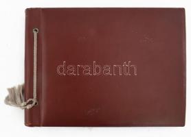 1955 Inota, "Emlékül a "November 7" Erőmű dolgozóitól, fotóalbum 21 db fotóval, 13×17...