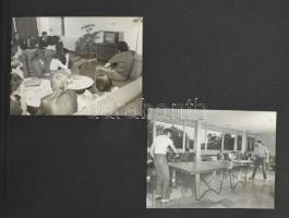 1978 Az Államigazgatási Főiskola ünnepélyes avatása és első tanévnyitója, fotóalbum vegyes méretű ké...