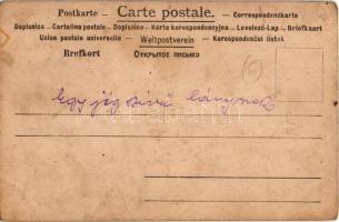 Santoy VI. / Art Nouveau golden litho s: Raphael Kirchner (EK)