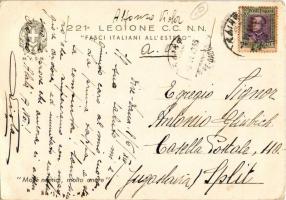 1936 221a Legione C.C.N.N. Fasci Italiani all'Estero / Italian fascist propaganda s: Publio Mor...