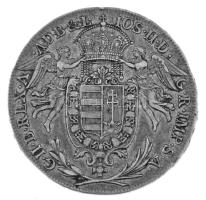 1788A 1/2 Tallér Ag "II. József" (13,97g) T:VF patina / Hungary 1788A 1/2 Thaler Ag "...