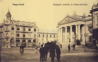 Nagyvárad Szigligeti theatre and Café Emke (EK)