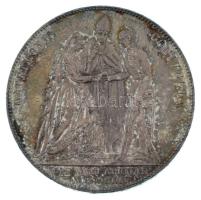 Ausztria 1854A 1G Ag "Ferenc József és Erzsébet házasságkötése" Bécs T:AU patina / Austria...