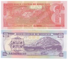 Honduras 2014. 2L + 2019. 1L T:UNC,AU
Honduras 2014. 2 Lempiras + 2019. 1 Lempira C:UNC,AU