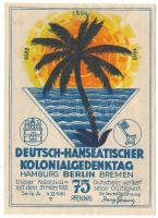 Németország / Weimari Köztársaság / Berlin 1921. 75pf szükségpénz "A német-hanza gyarmati emlék...