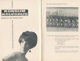 1968 Moto-Cross Schwerin DDR programfüzet, 20p