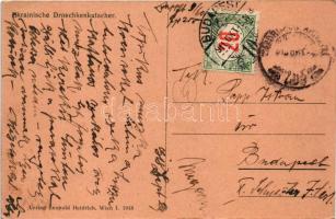 1918 Ukrainische Droschkenkutscher / Ukrainian folklore, carriage drivers (EK)