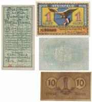 Németország 1917-1921. 10pf-1M (4xklf) szükségpénzek T:AU-VG
Germany 1917-1921. 10 Pfennig - 1 Mark...