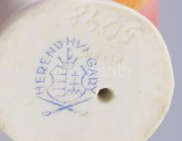 Herendi madár, jelzett, minimális kopással, m: 7,5 cm