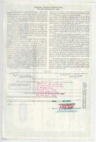 Amerikai Egyesült Államok 1974. "General Foods Corporation" részvénye 10.000$ értékben, fe...