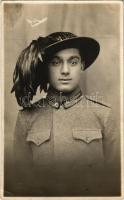 Il cugino Dellantonio Simone di Eugenio soldato del 9 regg. Bersaglieri / WWI Italian soldier from the 9th Bersaglieri Regiment. photo (EK)