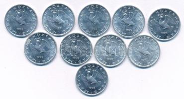 1991-1995. 10f Al (10x) T:UNC-XF
Adamo F3.3