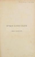 Thaly Kálmán: Ocskay László, II. Rákóczi Ferencz fejedelem dandárnoka és a felső-magyarországi hadjáratok 1703-1710. Történeti tanulmány. Eredeti levelezések és egykorú kútfők nyomán. Bp., 1880., MTA, (Athenaeum-ny.) 4+828 p. Korabeli aranyozott gerincű félbőr-kötés, festett lapélekkel, kopott borítóval és gerinccel.