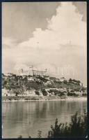 1954 a Csepel Vasas labdarúgóinak aláírásai levelezőlapon: Tóth II., Kónya, Béres, Nagy II. Rátkai, ...