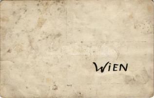 1912 Wien, Vienna, Bécs IV. Wieden, Johann Strauss Gasse, Seis Gasse, Milch und Obers Aus Herschaftl...