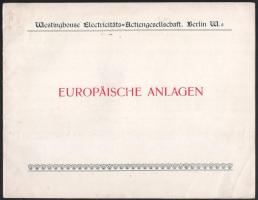 cca 1910 Westinghouse Electricitäts-Actiengesellschaft Berlin, I. Elektrische Bahnen, 23p