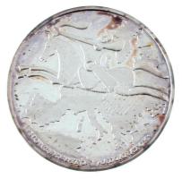 2004. "1 Euro - Üdvözöljük Magyarországot Európában! / Honteremtő hadjáratok" ezüstözött f...