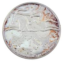 2004. "1 Euro - Üdvözöljük Magyarországot Európában! / Honteremtő hadjáratok" ezüstözött f...