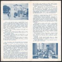 cca 1930 Hotel Sava Split, magyar, szláv, angol és német ny. képes kihajtható jugoszláv turisztikai ...