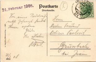 1908 Mürzzuschlag (Steiermark), Bahnstrasse, Schneealpe, Heilandskirche, Wienerstrasse, Rosegger...