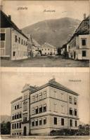 1907 Ybbsitz, Marktplatz, Volksschule / market square, school (EK)