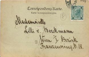 1900 Kraków, Krakkó, Krakau; Kopiec Kosciuszki / Kosciuszkohügel / Kosciuszko Mound (fl)