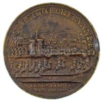 DN "Prága visszafoglalása 1744" kétoldalas bronz replika emlékérem (42mm) T:XF