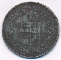 ~1900. "Egész napi munka" Cu-Ni Dohánygyári bárca (37mm) T:F ph