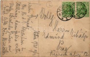 1921 Szczecin, Stettin; port, steamships. Max Dreblow photo (fa)