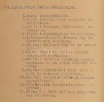 [Karl Barth (1886-1968)] Barth Károly: Hiszek. Karl Barth beragasztott fotója, rajta autográf ALÁÍRÁ...