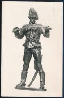 1943 Kisfaludi Stróbl Zsigmond (1884-1975) által írt képeslap Papp Oszkár festőnek