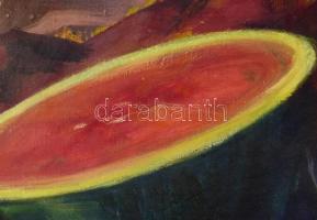 Orosz Béla (1912 k.-1981 k.): Csendélet, 1974. Olaj, vászon. Jelezve jobbra lent. 51x65 cm. Fakeretb...