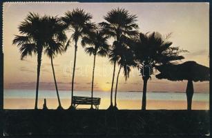 1969 Schmitt Pál, Szőcs Bertalan, B. Nagy Pál vívók által aláírt képeslap