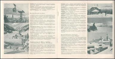 cca 1930 Mindenütt hó, nap és sport, Steiermark (Stájerország), képekkel és térképpel illusztrált os...
