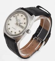 Omega Seamaster Chronometer cal 751 ca 1970 férfi automata karóra, szép számlappal, Omega bőr szíjja...