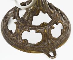 Antik szecessziós hajólámpa / yacht lámpa, m: 26 cm