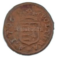 1706K-B Rézpoltúra "II. Rákóczi Ferenc" Körmöcbánya (2,39g) T:XF patina / Hungary 1706K-B ...