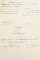 1919 Vasvörösvári Gróf Erdődy Iparművek Rt. alapszabálya, gróf Erdődy Tamás (1886-1931) bíboros aláí...