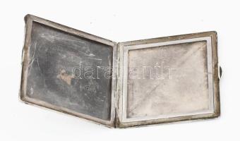 Antik monogramos ezüst (Ag) pudrié, jelzett, 62g