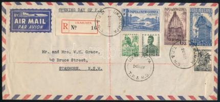 1961 Ajánlott légi levél Ausztráliába / Registered airmail cover to Australia