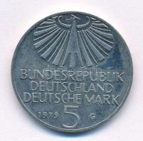 NSZK 1979G 5M Cu-Ni "Otto Hahn" T:AU
FRG 1979G 5 Mark Cu-Ni C:AU
Krause KM#151