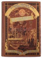 Julius Verne: Die großen Seeharer des 18. Jahrhunderts. [ A XVIII. század híres hajósai.] Bekannte und unbekannte Welten. Abenteuerliche Reisen von Julius Verne Band XXXIII-XXXIV. Wien - Pest - Leipzig, 1881., A Hartleben's Verlag, (Wien, Friedrich Jasper - ny.), 520 p. Német nyelven. Rendkívül gazdag fametszetű képanyaggal illusztrált. Kiadói dúsan aranyozott, festett, illusztrált egészvászon-kötés, márványozott lapélekkel, kopott, foltos borítóval, magángyűjteményi bélyegzéssel. Ritka!