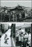 cca 1958 Kalocsai Rudolf (?-?) budapesti fotóriporter és fotóművész fél évig Kínában volt, tartós ki...