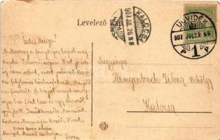 1907 Újvidék, Novi Sad; színház. Urbán Ignác kiadása / theatre (EK)